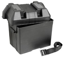 Boîte à batterie en moplen noir 95 A 